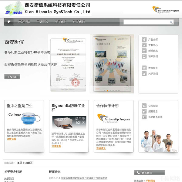 沧州称重行业网站案例图片